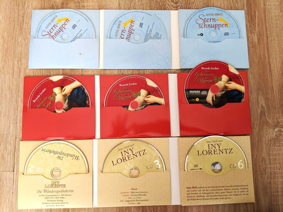 Аудиокниги на немски език /криминални, исторически, романи/