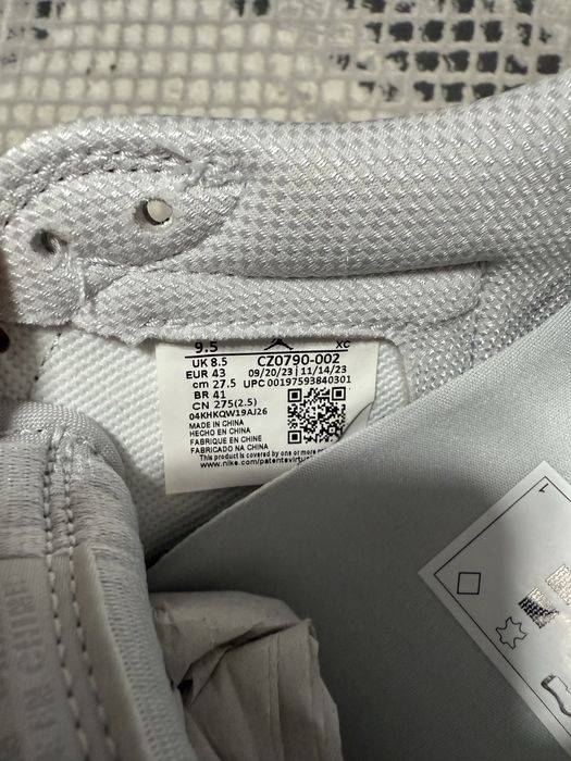 Vand Air Jordan 1 low Retro Silver