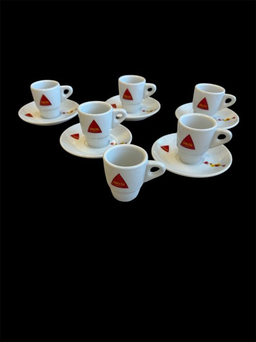 Set Cești Porțelan Delta Cafés SPAL, Costa Verde Made in Portugal -Noi