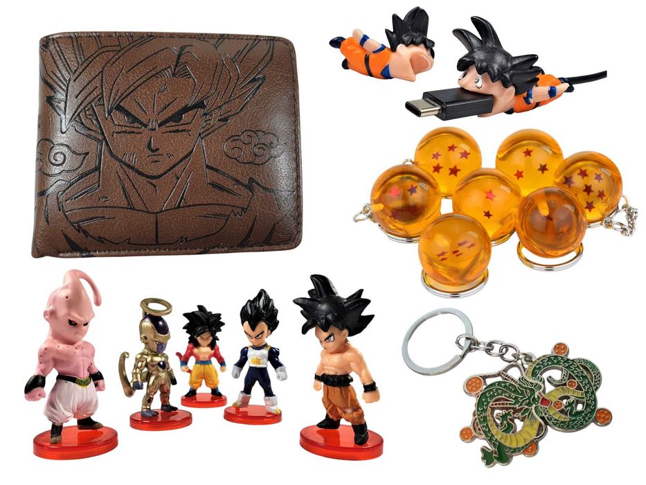 Portofel cu Goku si accesorii din animelul "Dragon Ball"