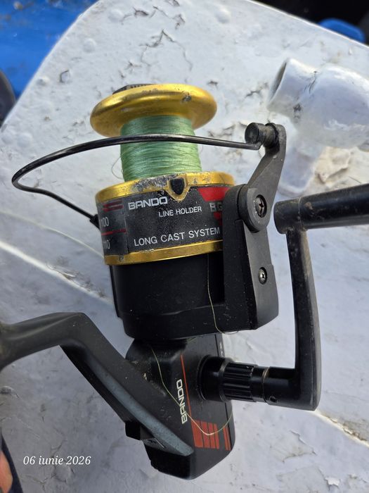 Lanseta carbon telescopica Daiwa + mulineta, ieftin