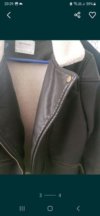 Geaca  îmblănita fete