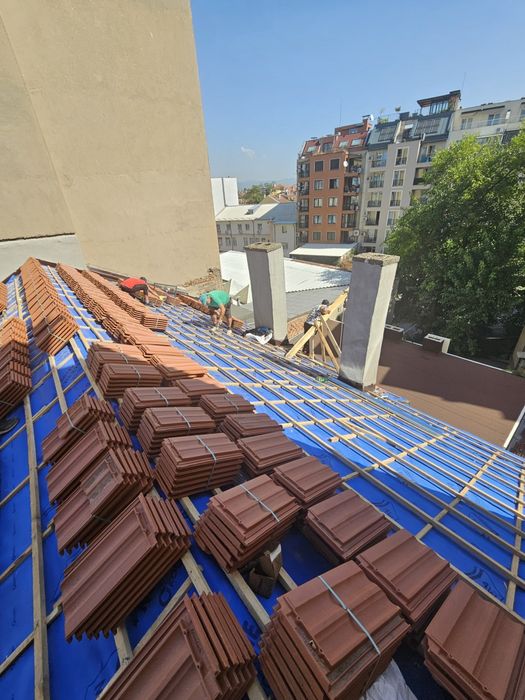 Ремонт на покриви,Частични ремонти,Водостоци, Нови покриви, Улуци