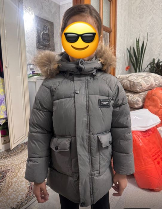 Куртка зимняя с натуральной опушкой