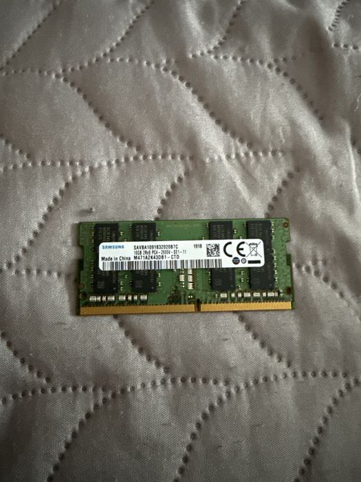 16 GB Ram Ddr4 2666mhz laptop