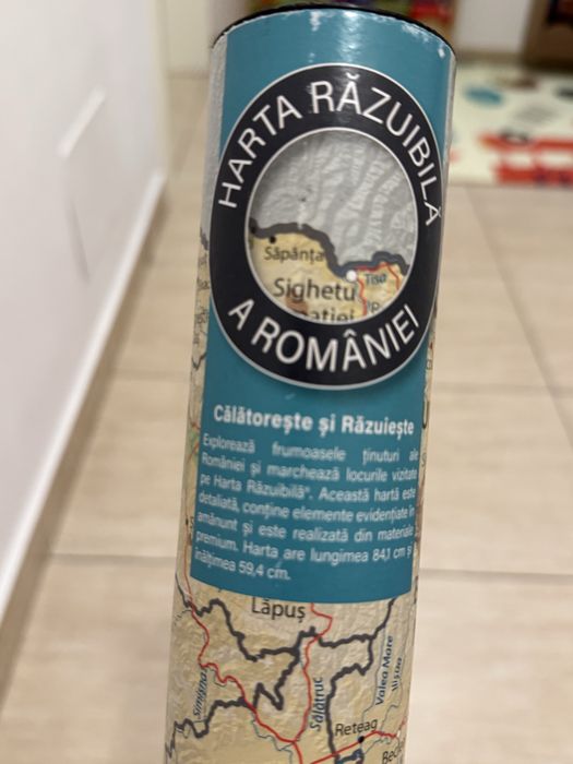 Harta razuibila a Romaniei