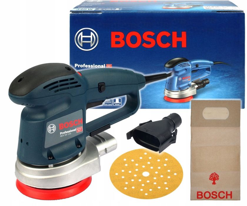 Эксцентриковая шлифмашина Bosch GEX 34-125