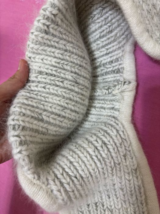 Шапка ушанка ангора /капи ред