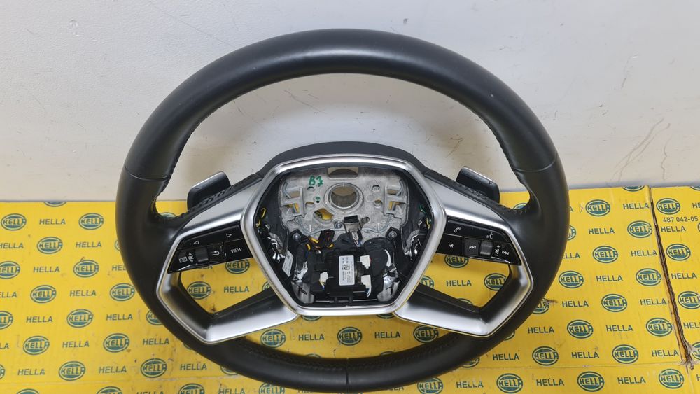 Volan piele încălzire vibratii padele dsg Audi a6 a8 q7 q8 4KE419091A