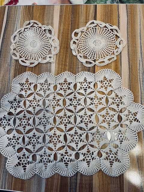 Дантелени плетива на една кука - карета, възглавнички