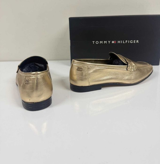 Tommy Hilfiger Essential Golden Loafers