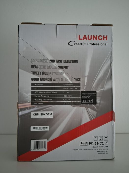 Nou Diagnoza tester auto 2025 OBD2 multimarca Launch  CRP 129X V2.0