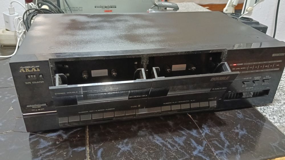 Dublu casetofon deck Akai hx -a305w