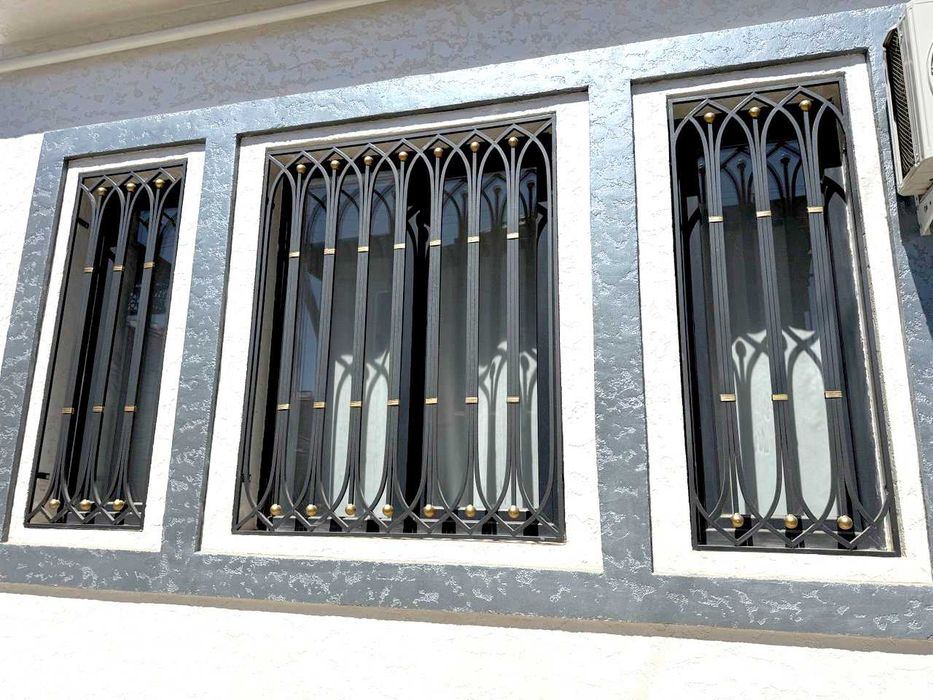 Решётка ограждения перила навес ворота лексан сварка darvoza naves