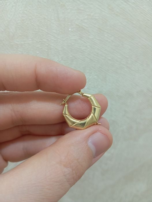 Золотые серьги 585 пробы золота