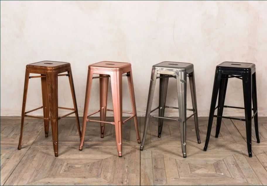 Scaune, tabureti tip TOLIX, metal, design industrial, bar, restaurant