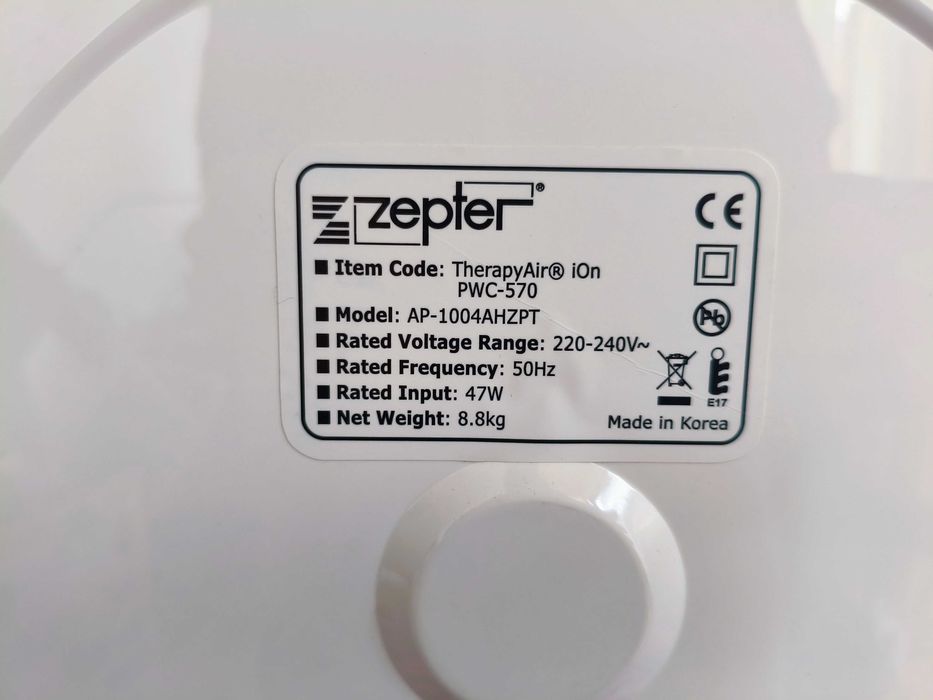 Пречиствател за въздух 5 степенен HEPA хепа филтър Zepter Therapy Air