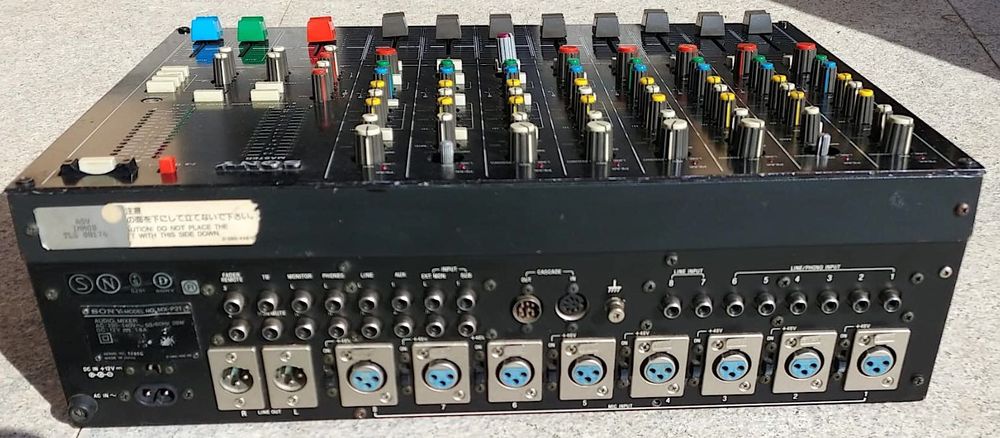 Sony MX-P21 Mixer profesional vintage