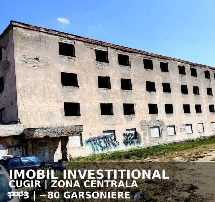 Bloc ideal pentru invetitie majora in Cugir, zona Centrala