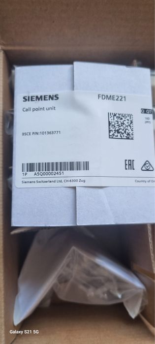 Vand Butonul de incendiu Siemens