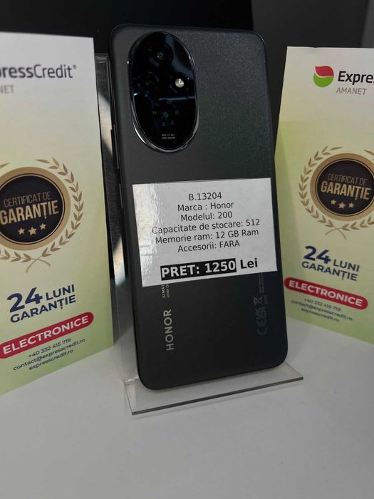 Honor 200 (AG42 B.13204) GARANTIE 24 LUNI