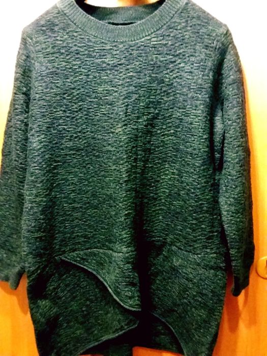 Свитер-туника теплая 54 размер.