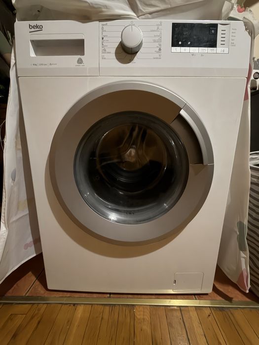 Продавам пералня Beko WTV 8612 XSW – Отлично състояние, използвана под 30 пъти!