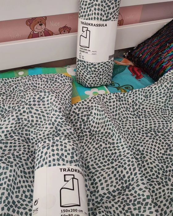 Икея полуторка пододеяльник наволочка