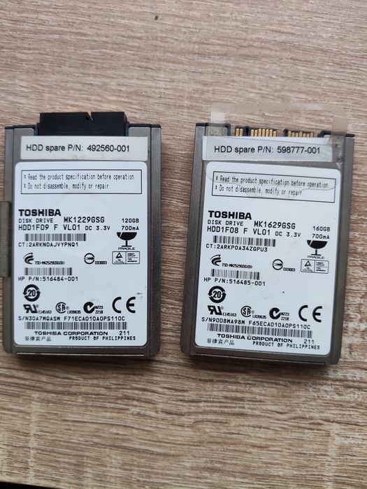 Hdd Toshiba, două bucăți