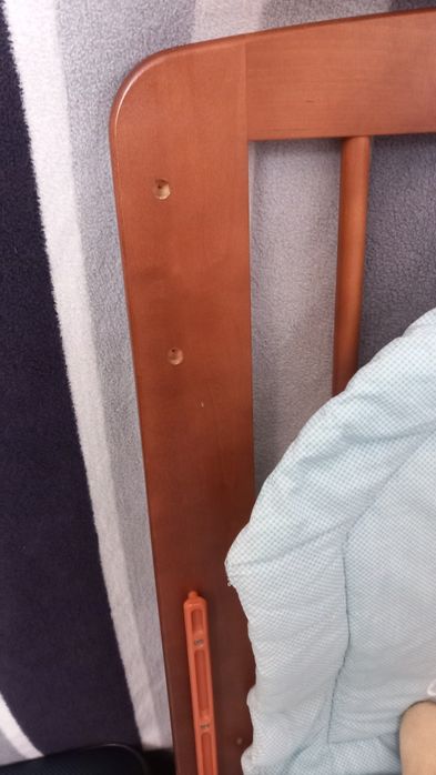 Детская манежка натуральное дерево