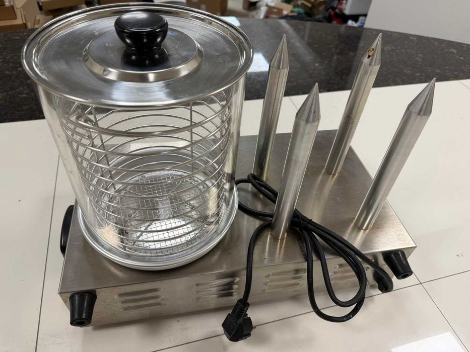 Професионална хот-дог машина с 4 шиша