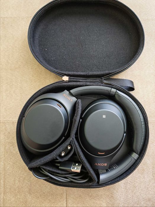 Слушалки Sony WH-1000XM3 – Перфектно състояние, Пълен комплект