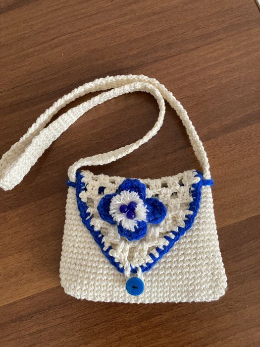 Детские вязаные сумочки