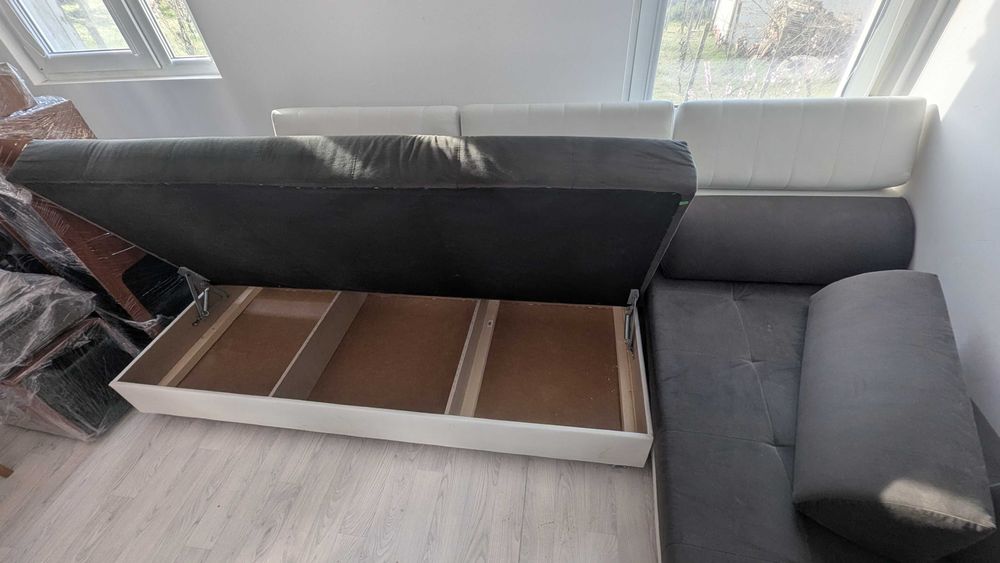 Ъглов Диван с функция ракла за съхранение