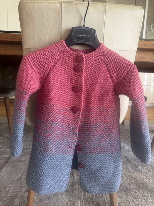 Pardesiu din lana cu sal pentru copii