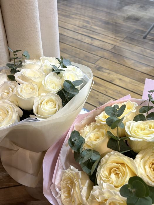 Продам цветы белые свежие