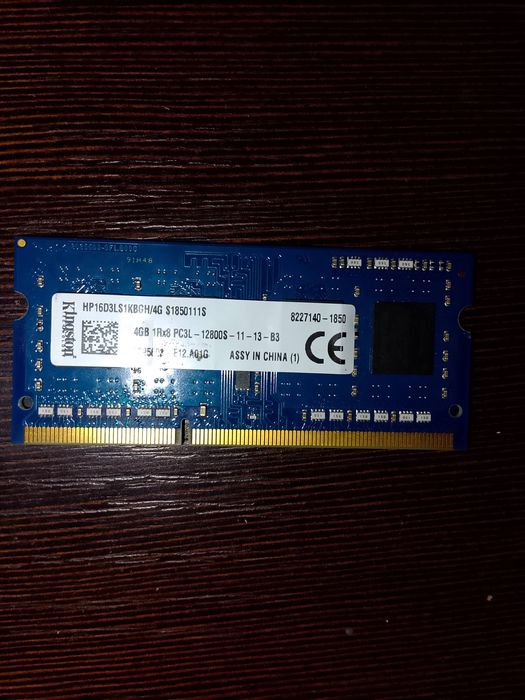 Kingston 4GB DDR3L 1600 MHz
