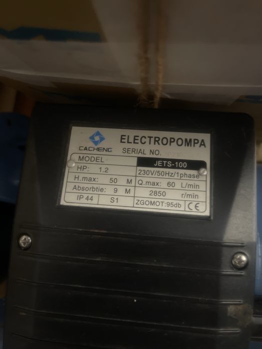 Vand motor de pompa de apa
