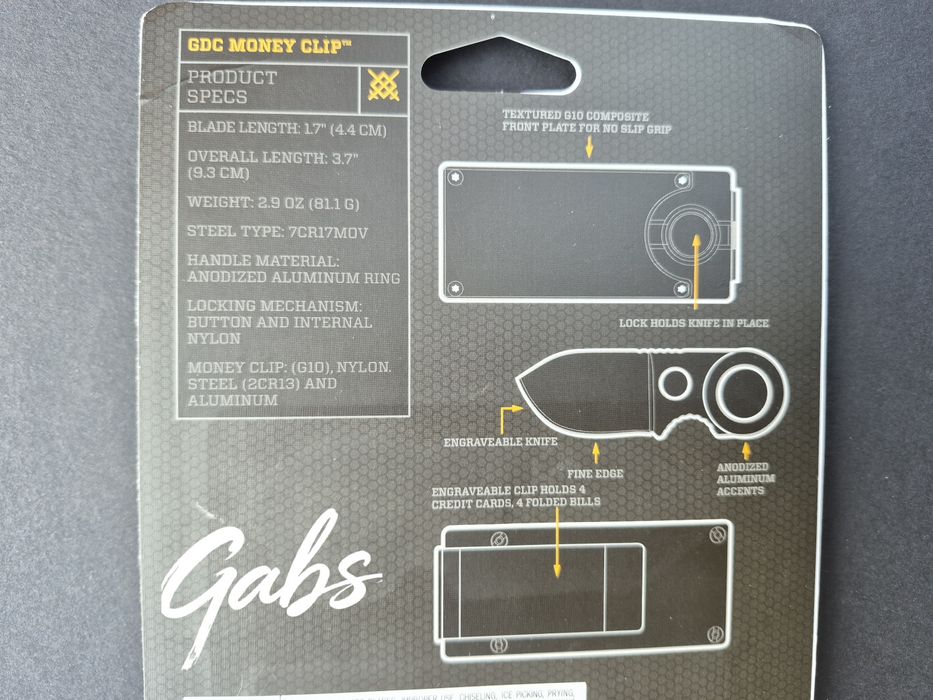 Ножче с клипс за пари Gerber GDC Money Clip