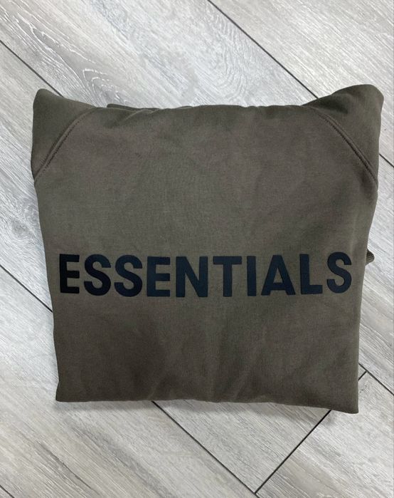 Hanorac Essentials Zip White/Gray Green (L-XL)