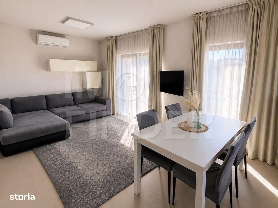 Apartament 3 camere, 70 mp, singur pe nivel, parcare inclusa – Borhanc