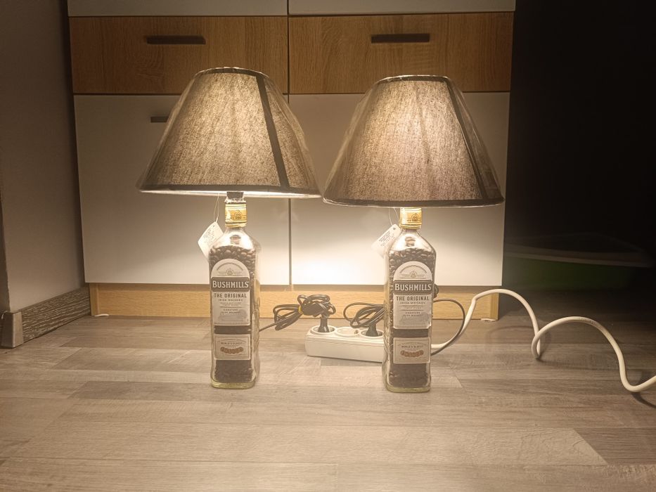 Нощни лампи от бутилки Bushmills