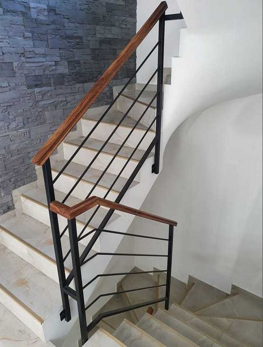 Balustrade din inox , mana curenta inox,balustrada fier forjat