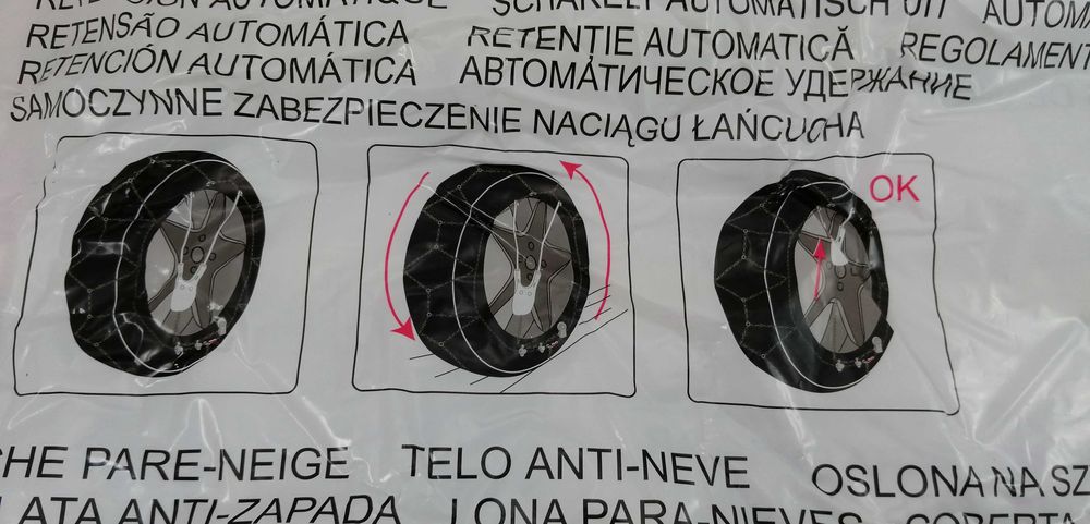 Оригинални вериги за сняг Norauto-Франция, система за обтягане