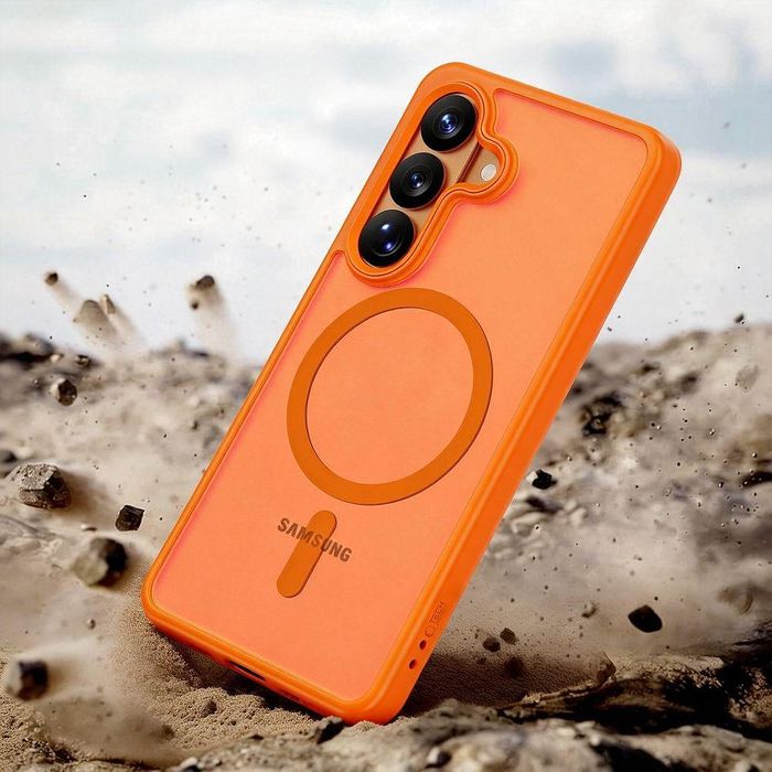 Кейс tech-protect magmat magsafe за samsung galaxy s26 – matte orange