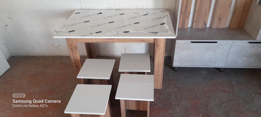 Стол стулья комплект новый