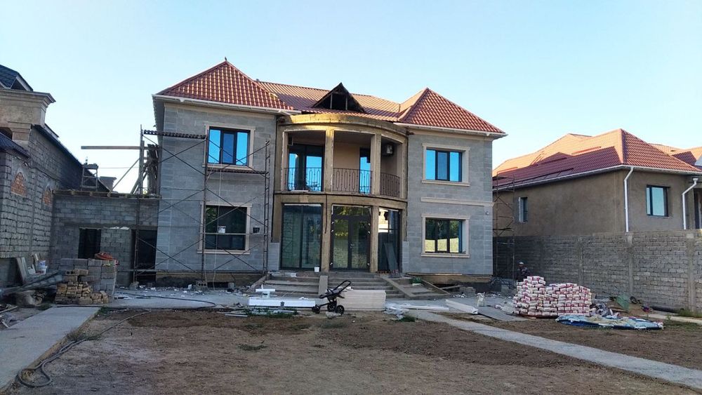 Узбек бригада кладка крыша