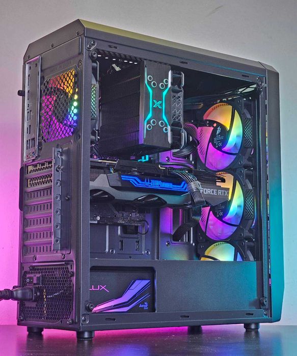 Ryzen 5-7500F/RTX 5060Ti/RAM 32GB/SSD 1TB/Чисто Нов-Гаранция!