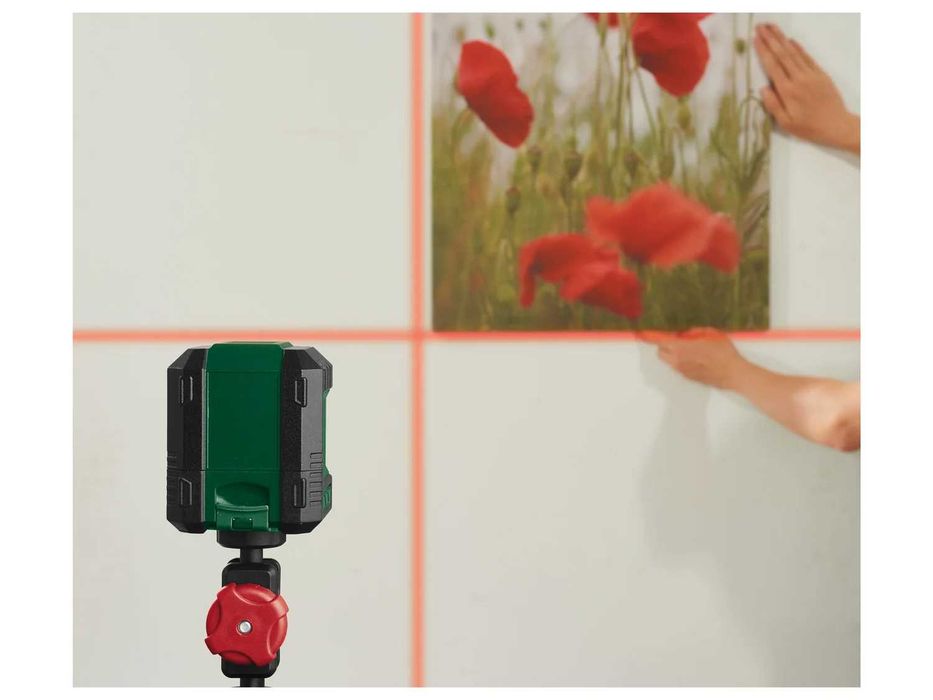 Laser cu linii în cruce PARKSIDE PKLL 7 ​​​​F5 cu clema acumulator