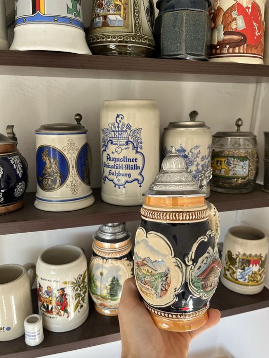 Colecție de halbe germane (25 de bucăți)